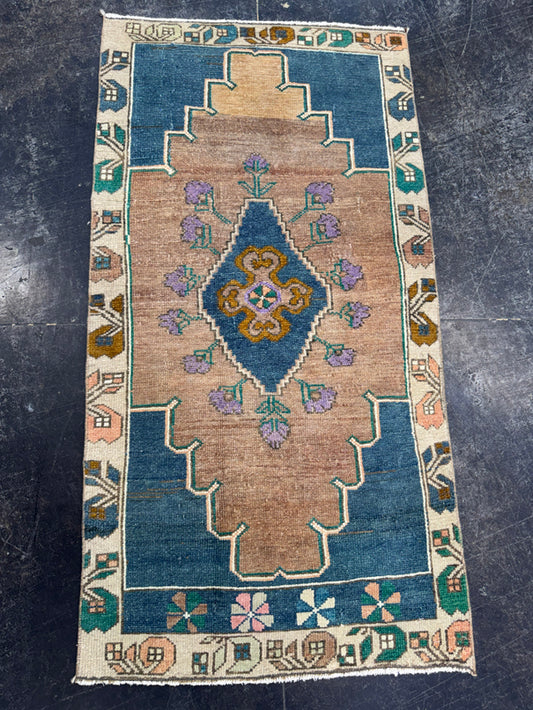Turkish Vintage Rug 2'2" x 4'2" #24518