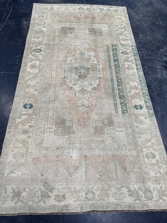 Turkish Vintage Rug 3'10" x 7'2" #24515