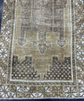 Turkish Vintage Runner Rug 3'3" x 7'6" #24598