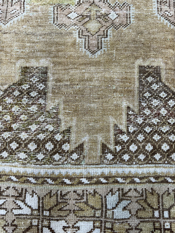Turkish Vintage Runner Rug 3'3" x 7'6" #24598