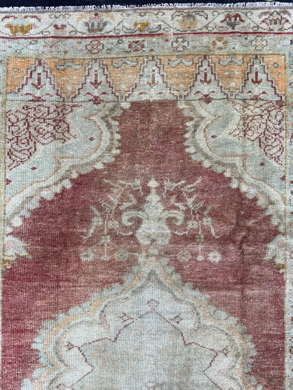 Turkish Vintage Rug 3'1" x 6' #24599