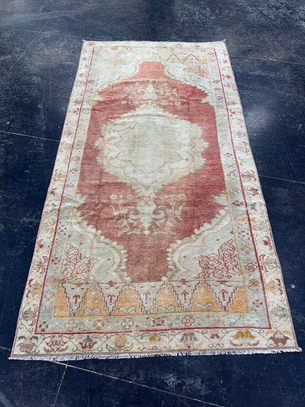 Turkish Vintage Rug 3'1" x 6' #24599