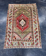 Turkish Vintage Rug 3'9" x 5'4" #24600