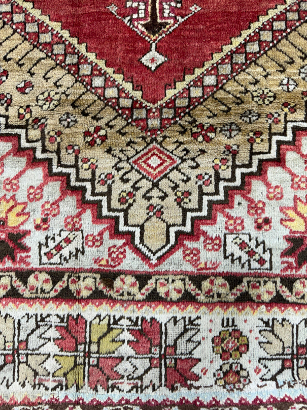 Turkish Vintage Rug 3'9" x 5'4" #24600
