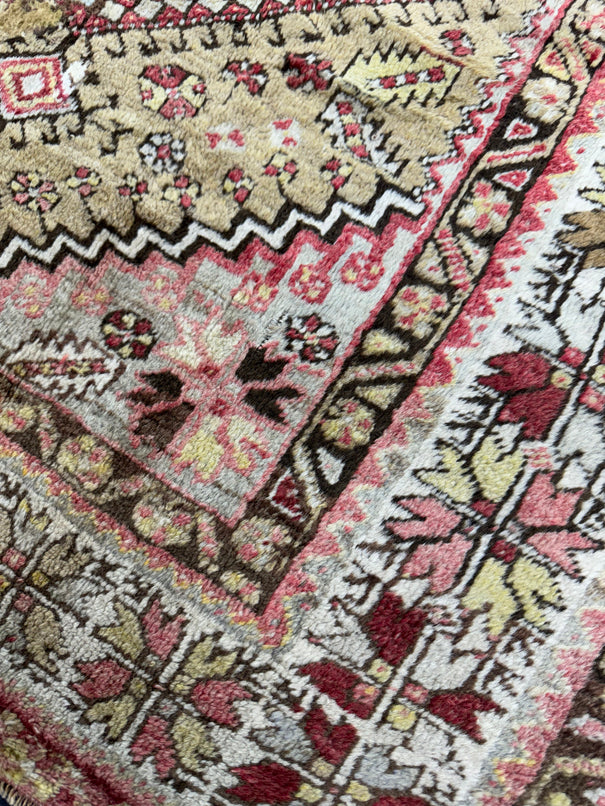 Turkish Vintage Rug 3'9" x 5'4" #24600