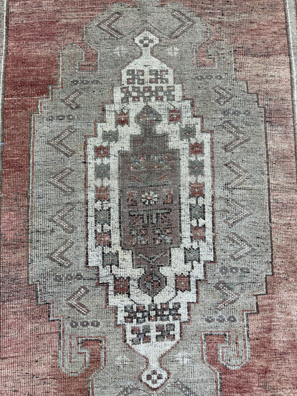 Turkish Vintage Runner Rug 2'11" x 11' #24597