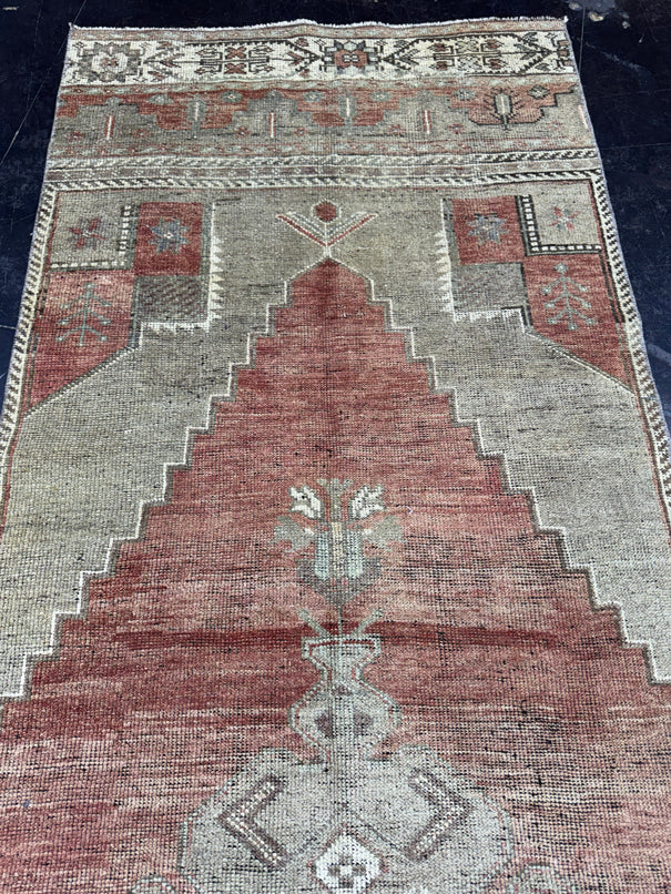 Turkish Vintage Runner Rug 2'11" x 11' #24597