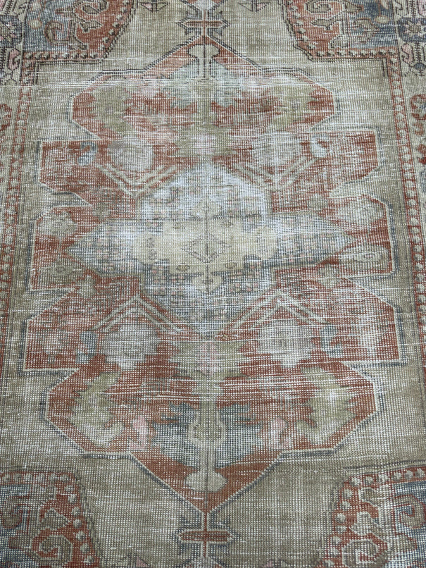 Turkish Vintage Rug 4'2" x 7'6" #24593