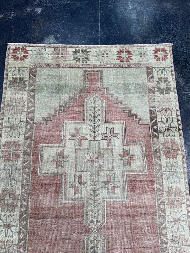Turkish Vintage Rug 4' x 8'2" #24592