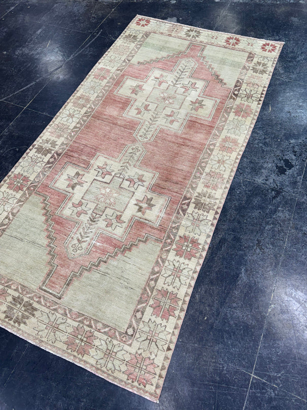 Turkish Vintage Rug 4' x 8'2" #24592