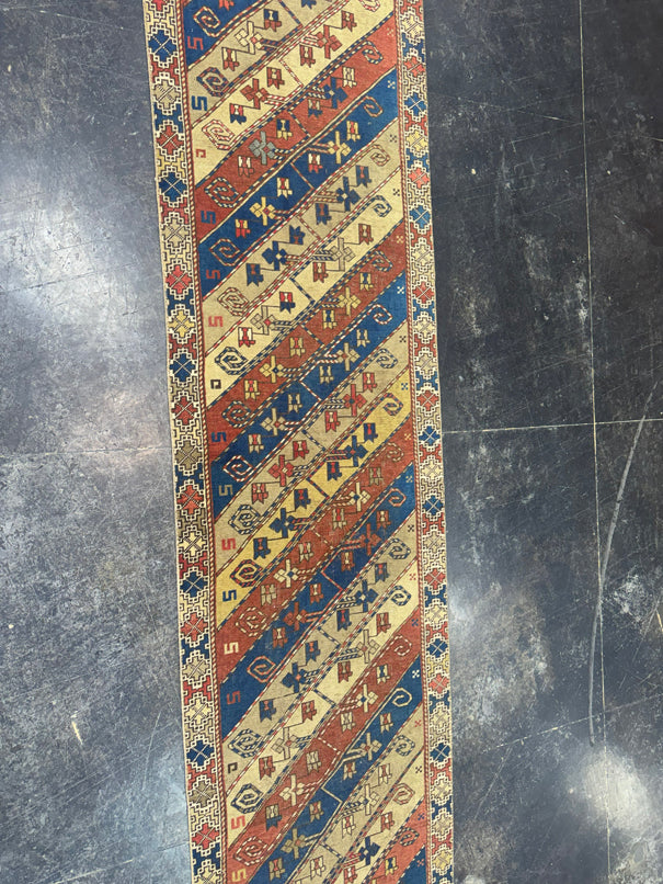 Turkish Vintage Runner Rug 2'5" x 10'2" #24589