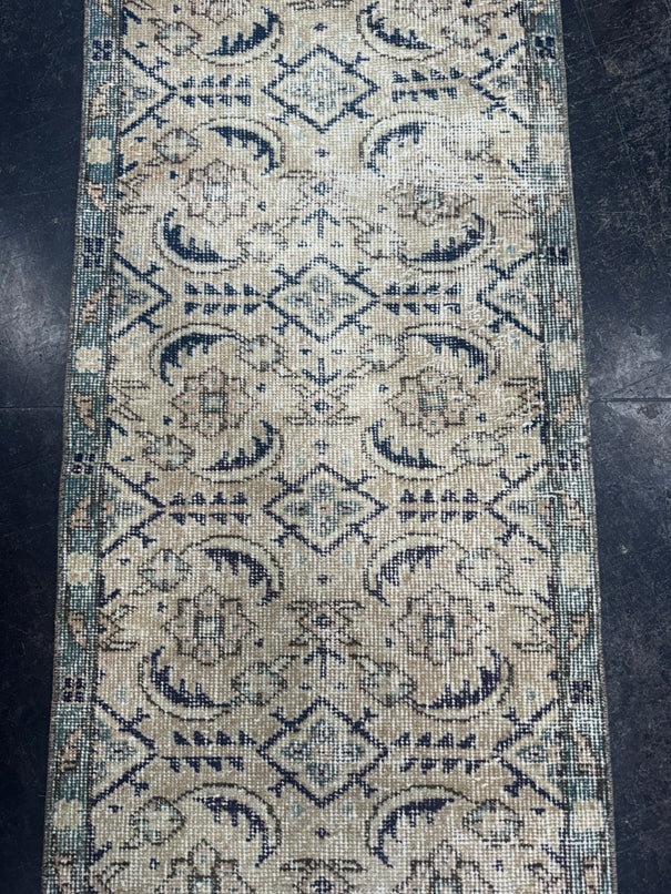 Turkish Vintage Rug 1'10" x 4'2" #24581