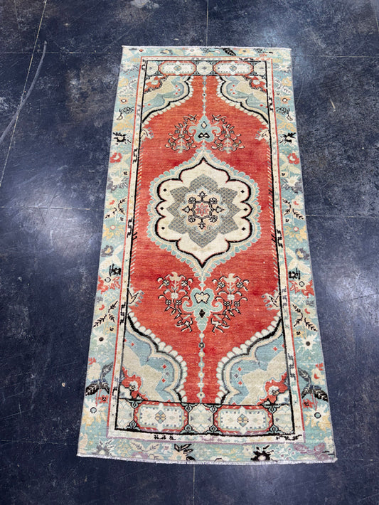 Turkish Vintage Rug 2'10" x 6'3" #24578