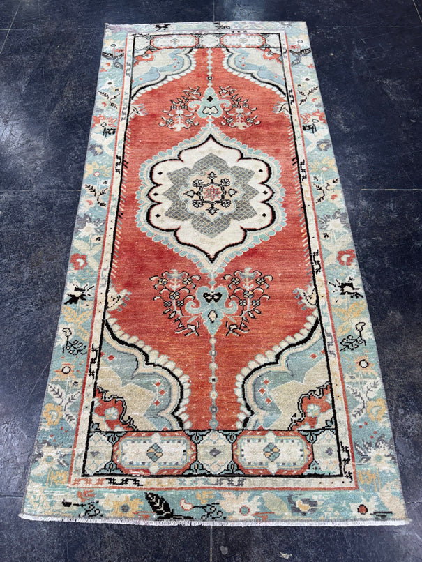 Turkish Vintage Rug 2'10" x 6'3" #24578
