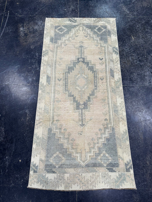 Turkish Vintage Rug 2'9" x 6' #24580