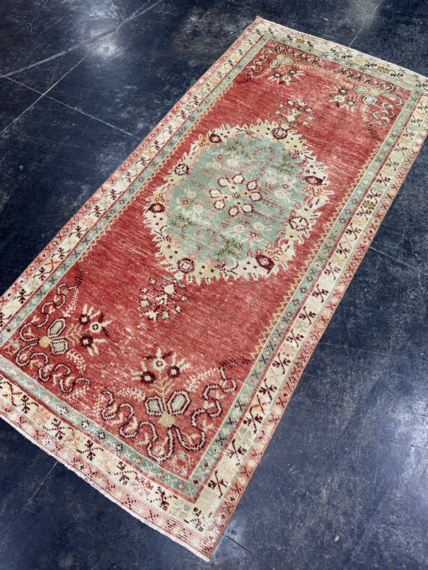 Turkish Vintage Rug 2'11" x 6'2" #24582