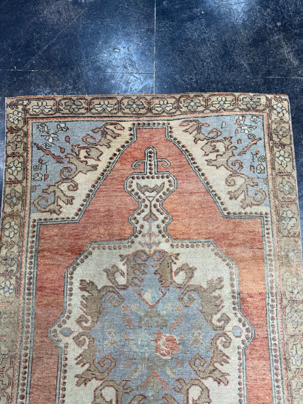Turkish Vintage Rug 3'10" x 6'5" #24586