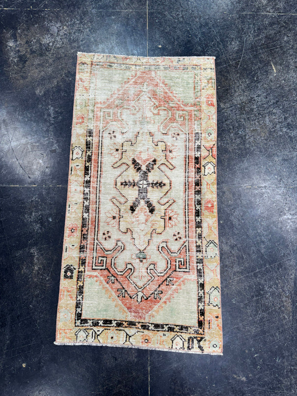 Turkish Vintage Rug 2'2" x 4'3" #24584