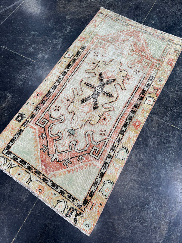 Turkish Vintage Rug 2'2" x 4'3" #24584