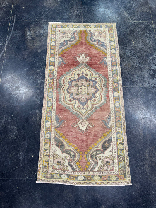 Turkish Vintage Rug 2'10" x 6' #24585