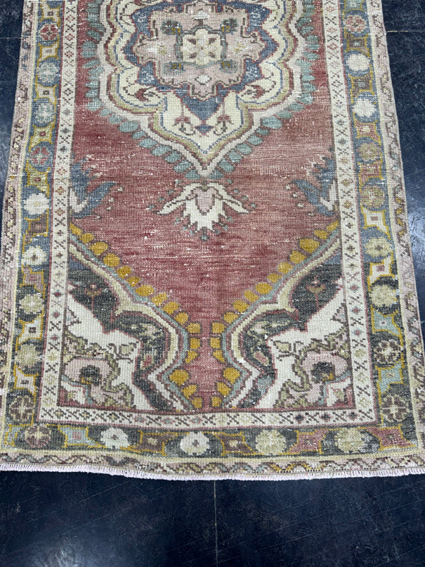 Turkish Vintage Rug 2'10" x 6' #24585