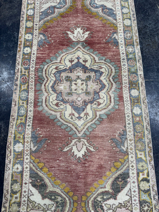 Turkish Vintage Rug 2'10" x 6' #24585