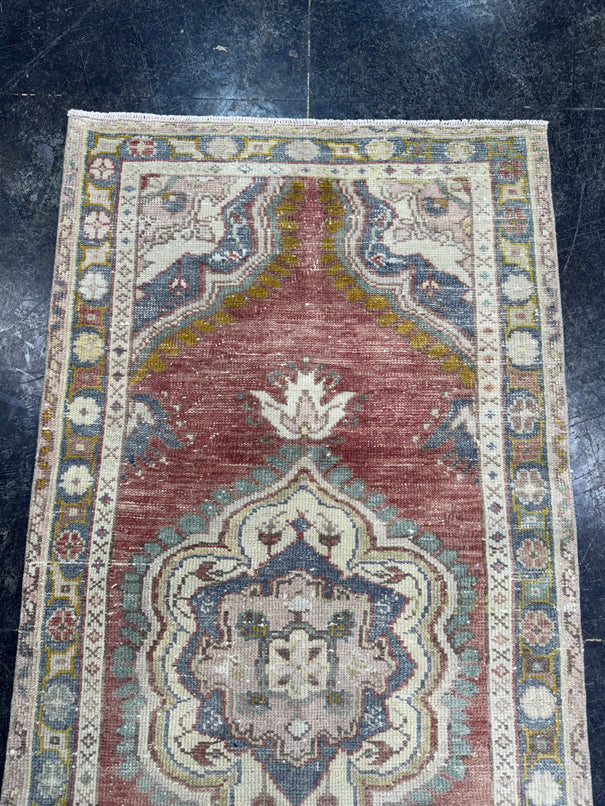 Turkish Vintage Rug 2'10" x 6' #24585
