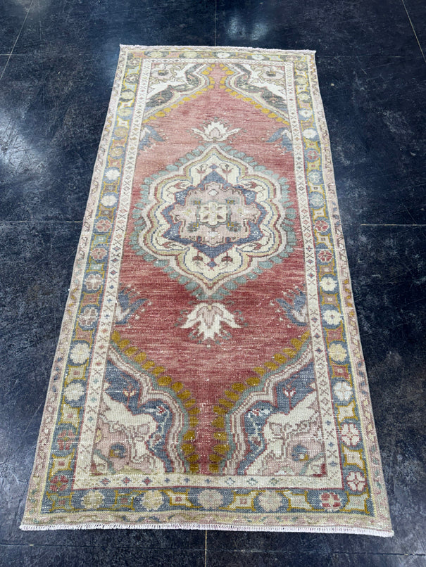 Turkish Vintage Rug 2'10" x 6' #24585