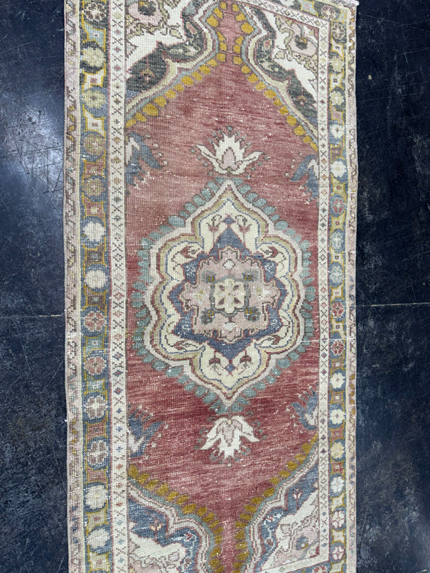 Turkish Vintage Rug 2'10" x 6' #24585