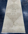 Turkish Vintage Runner Rug 3' x 14'8" #24630
