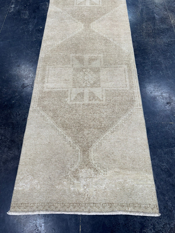 Turkish Vintage Runner Rug 3' x 14'8" #24630