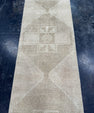 Turkish Vintage Runner Rug 3' x 14'8" #24630