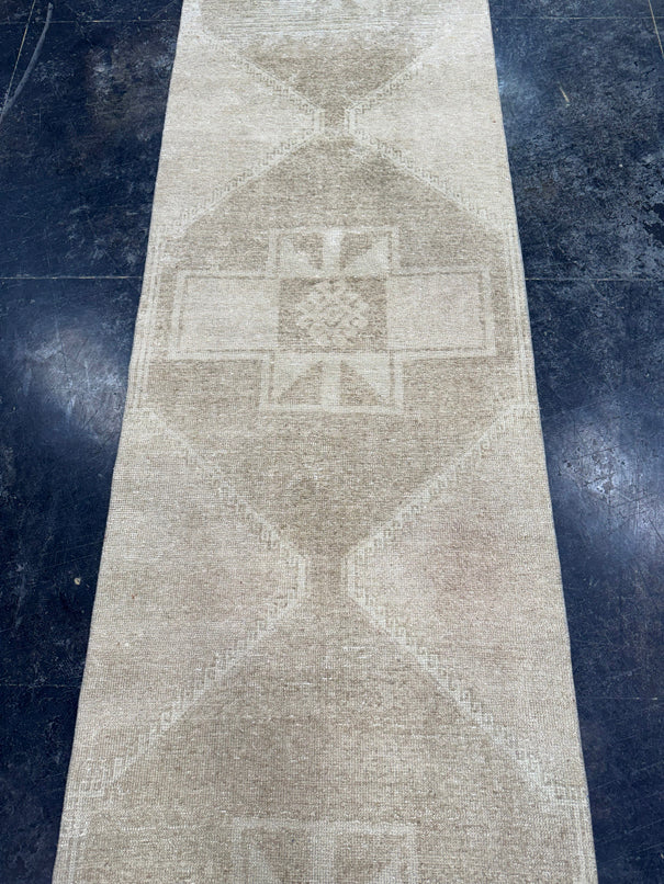 Turkish Vintage Runner Rug 3' x 14'8" #24630