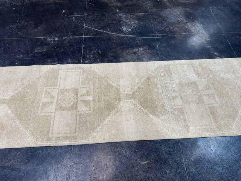 Turkish Vintage Runner Rug 3' x 14'8" #24630