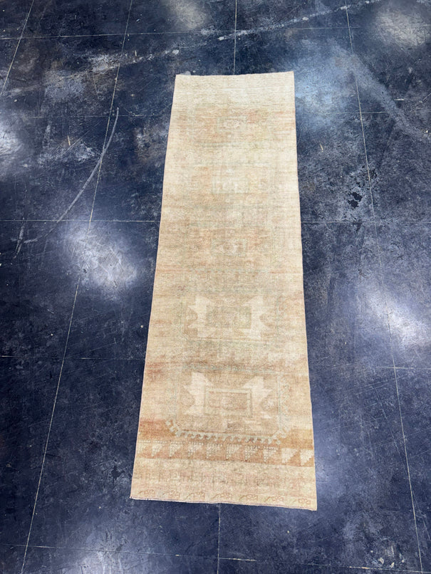 Turkish Vintage Runner Rug 3' x 9'6" #24629