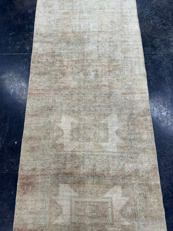 Turkish Vintage Runner Rug 3' x 9'6" #24629