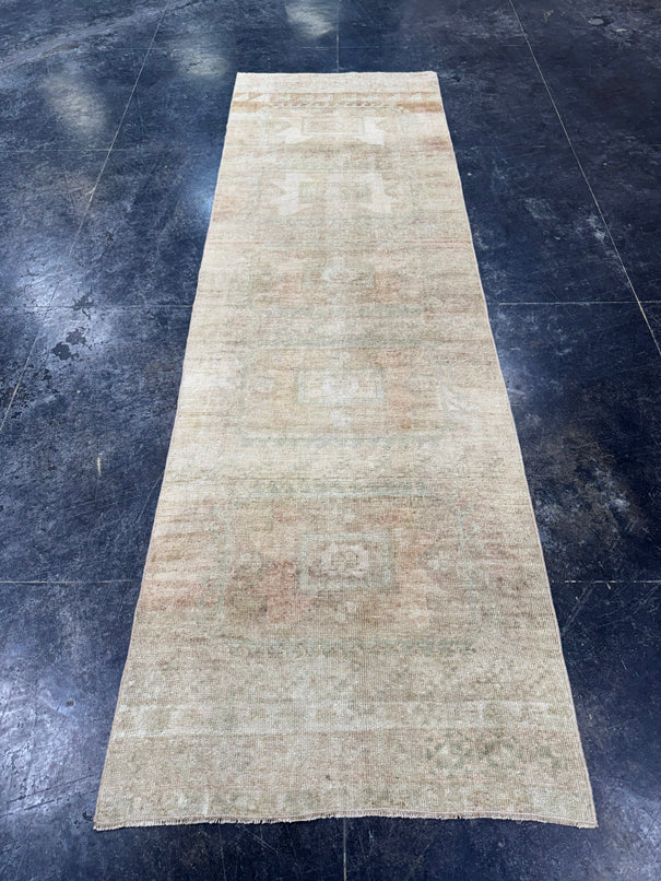 Turkish Vintage Runner Rug 3' x 9'6" #24629