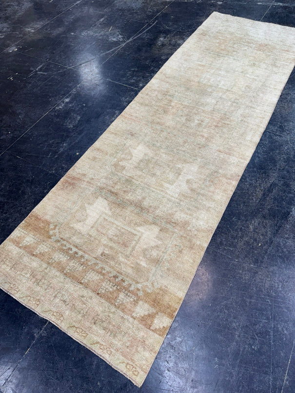 Turkish Vintage Runner Rug 3' x 9'6" #24629