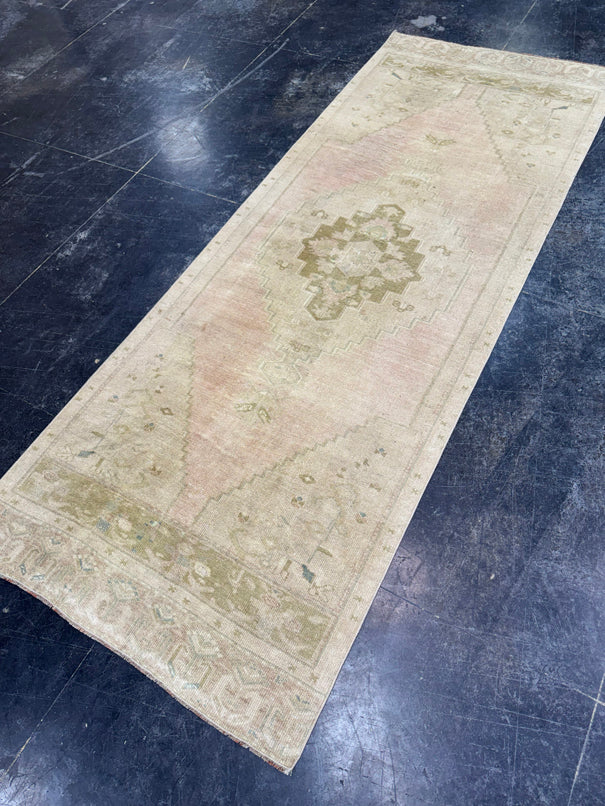 Turkish Vintage Runner Rug 3'1" x 8'1" #24628