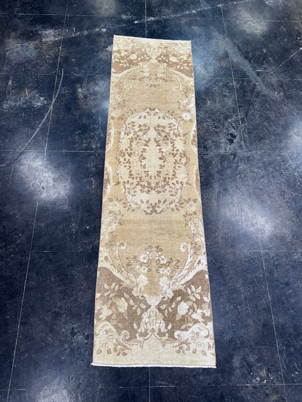 Turkish Vintage Runner Rug 2'10" x 10'5" #24627