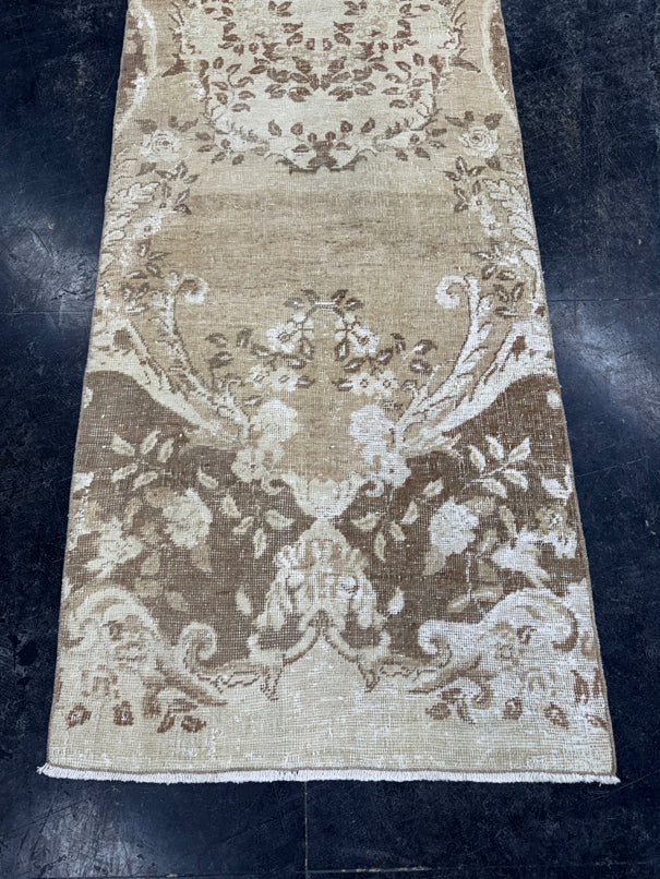 Turkish Vintage Runner Rug 2'10" x 10'5" #24627