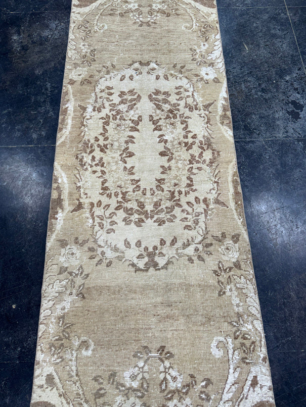 Turkish Vintage Runner Rug 2'10" x 10'5" #24627