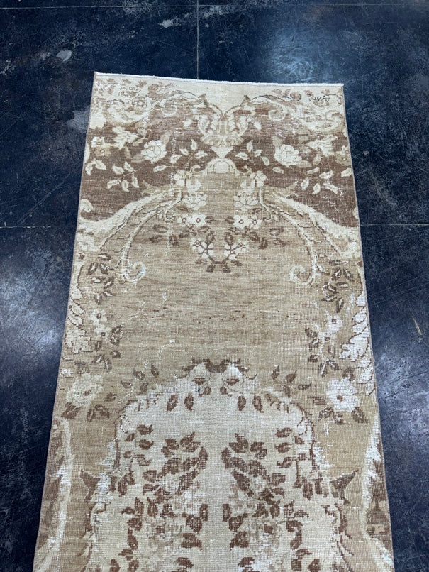 Turkish Vintage Runner Rug 2'10" x 10'5" #24627