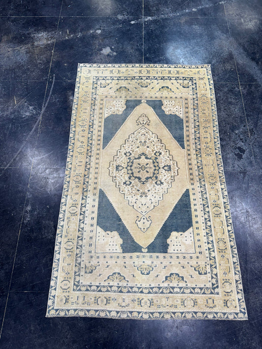 Turkish Vintage Rug 4'3" x 7'2" #24626