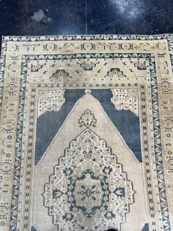 Turkish Vintage Rug 4'3" x 7'2" #24626