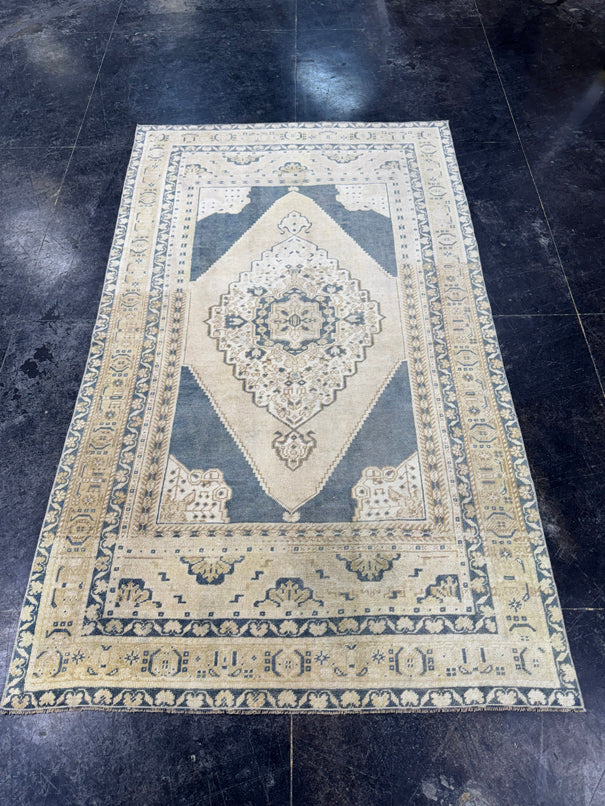 Turkish Vintage Rug 4'3" x 7'2" #24626