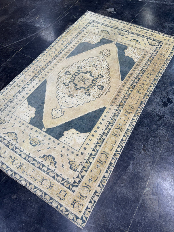 Turkish Vintage Rug 4'3" x 7'2" #24626