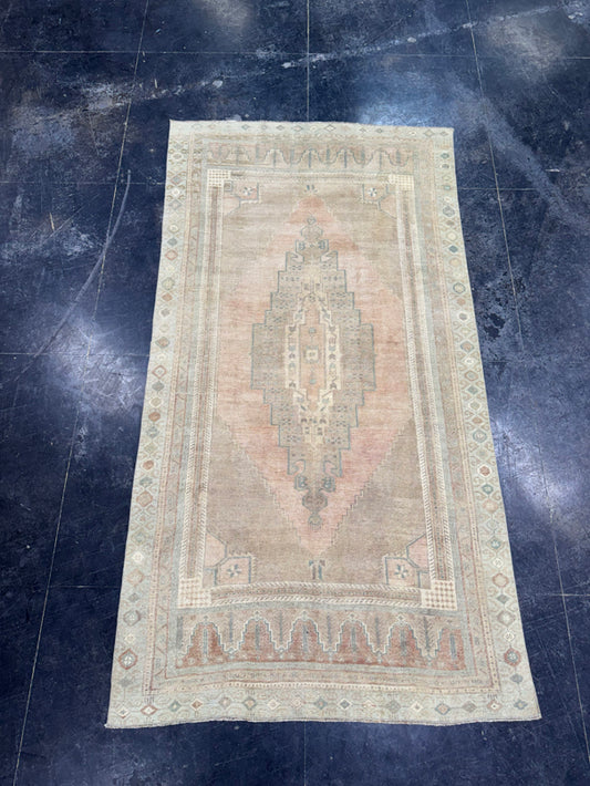 Turkish Vintage Rug 4'7" x 8'8" #24625
