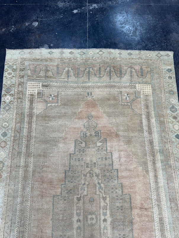 Turkish Vintage Rug 4'7" x 8'8" #24625