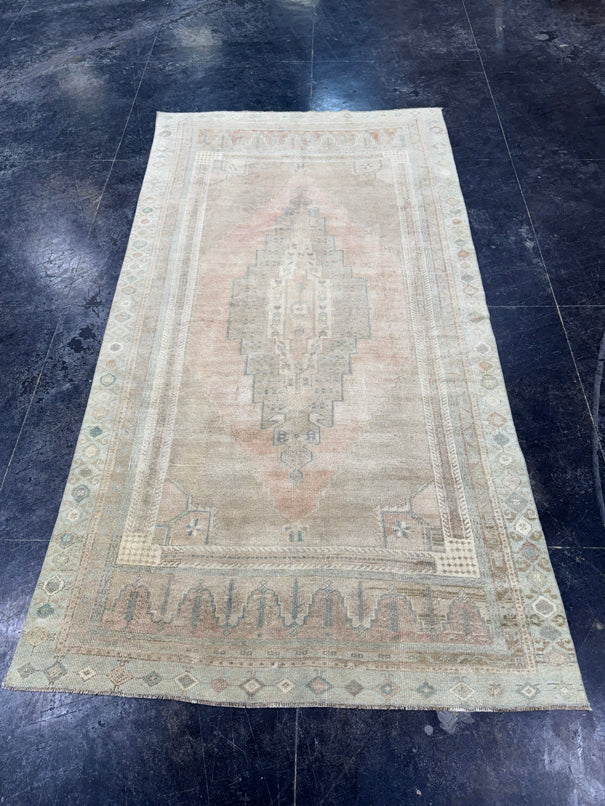 Turkish Vintage Rug 4'7" x 8'8" #24625